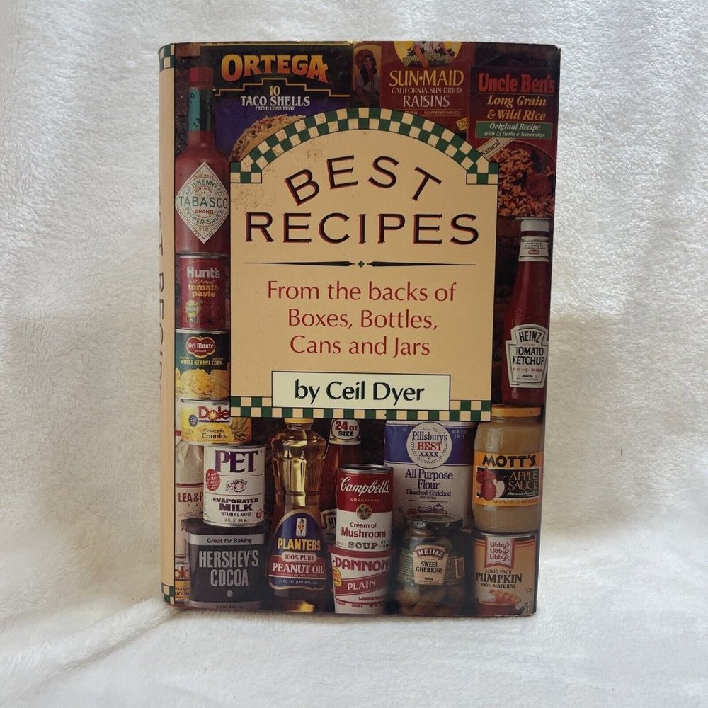 Best Recipes from‎ the Backs of Boxes, Bottles, Cans and Jars Ceil Dyer 1989 VTG